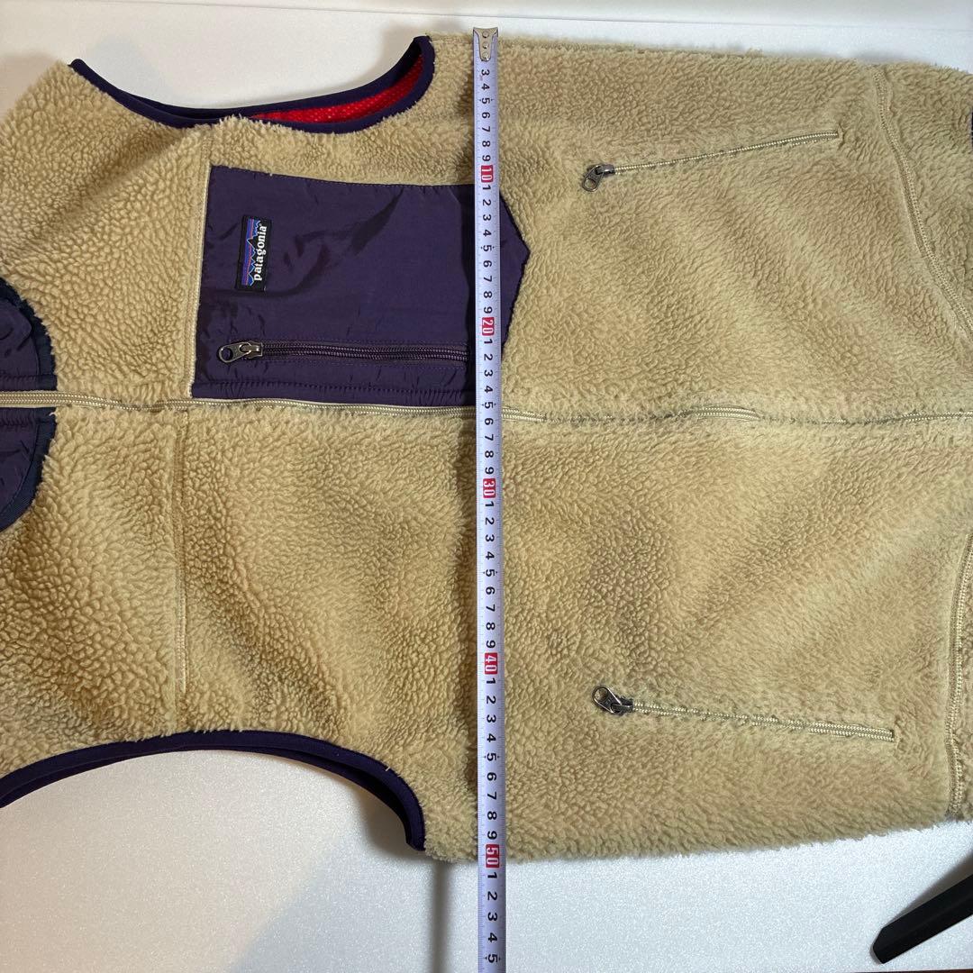 （美品）patagonia メンズ クラシックレトロX クリーム　サイズM