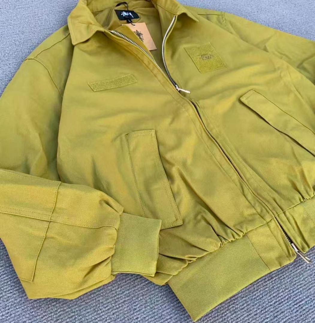 美品STUSSY 25SSオリーブグリーン MA-1ジャケット