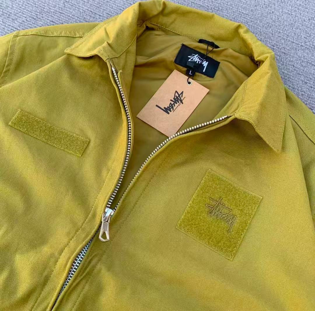 美品STUSSY 25SSオリーブグリーン MA-1ジャケット
