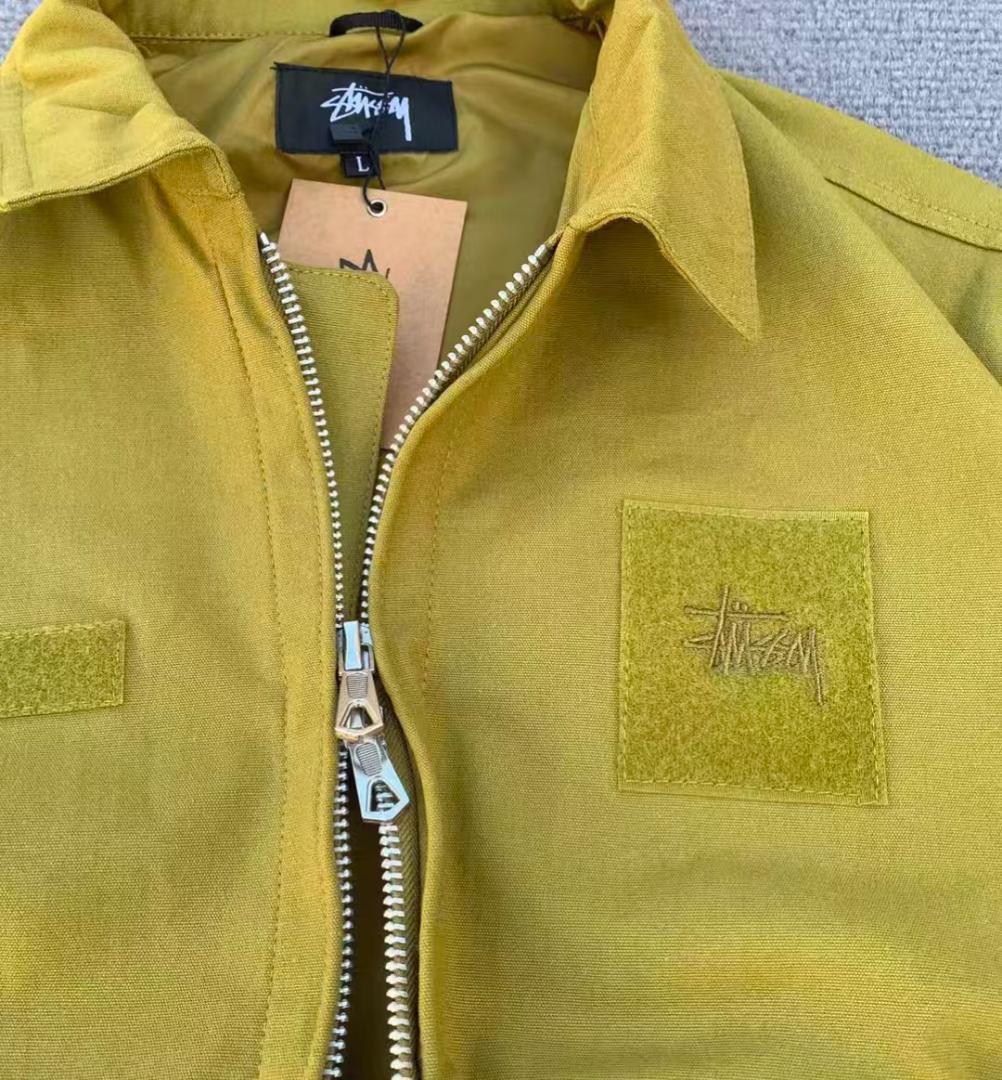 美品STUSSY 25SSオリーブグリーン MA-1ジャケット