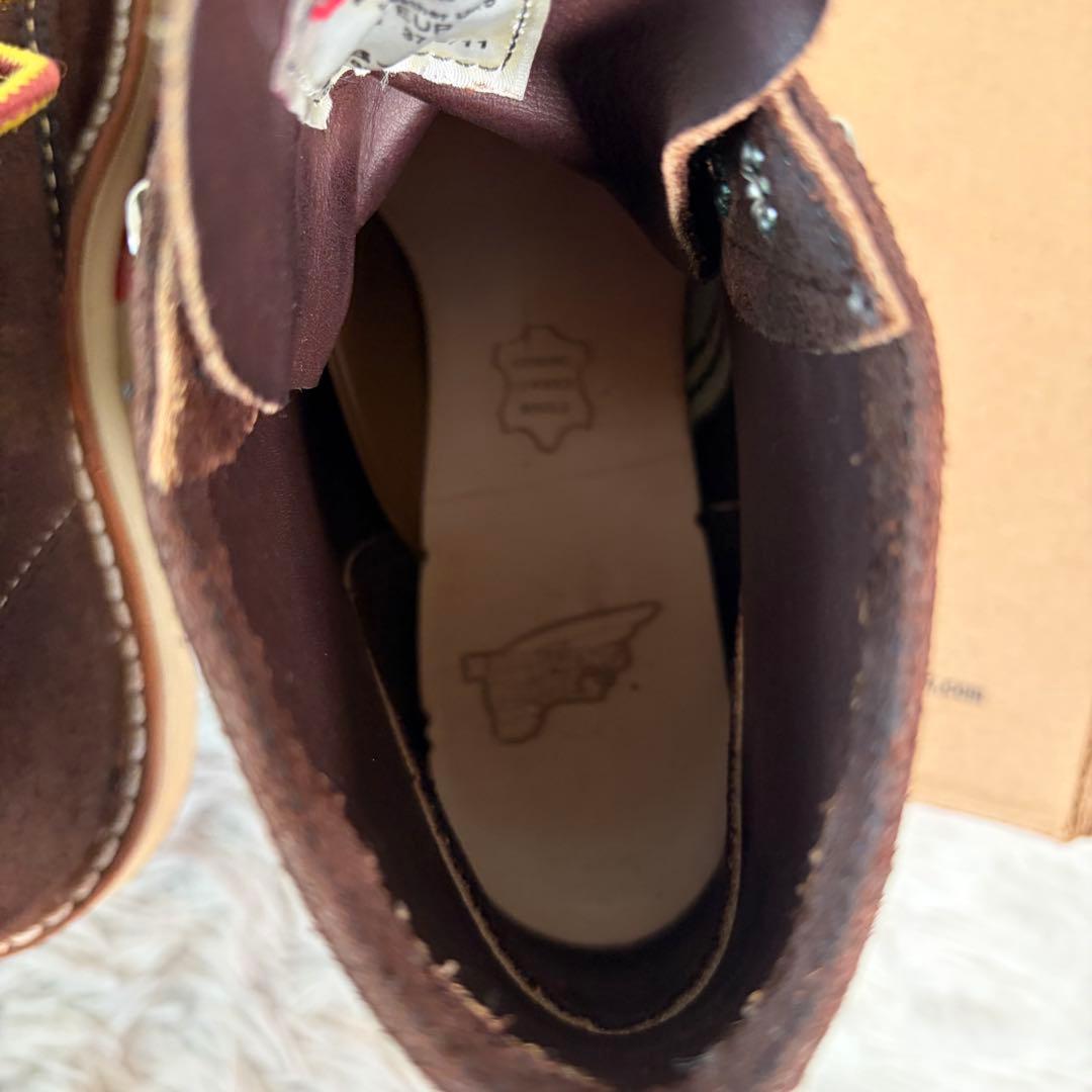 未使用級/箱有り✨REDWING 8164 スエード ブーツ 23.5 濃茶