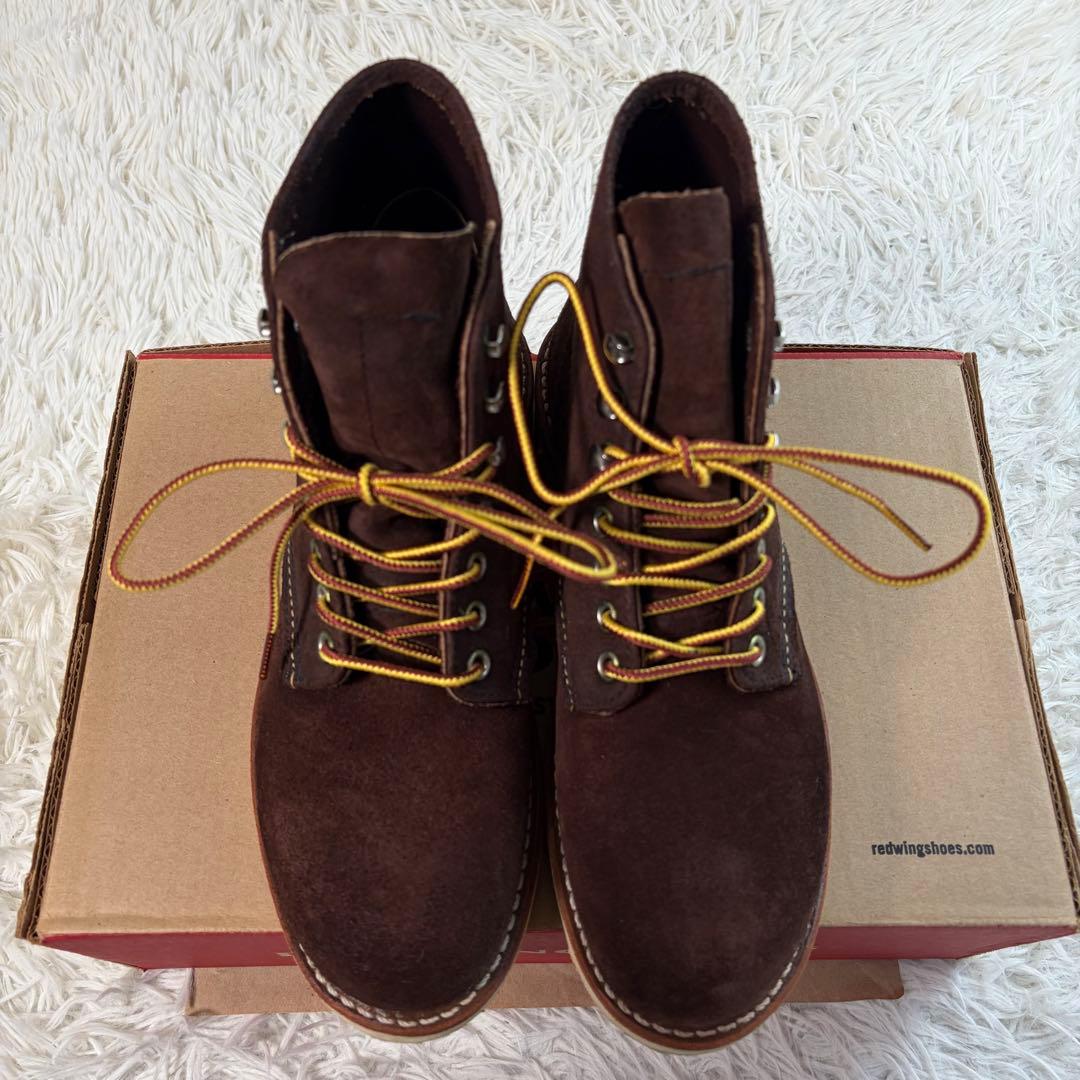 未使用級/箱有り✨REDWING 8164 スエード ブーツ 23.5 濃茶