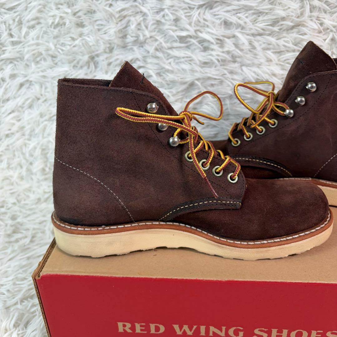未使用級/箱有り✨REDWING 8164 スエード ブーツ 23.5 濃茶
