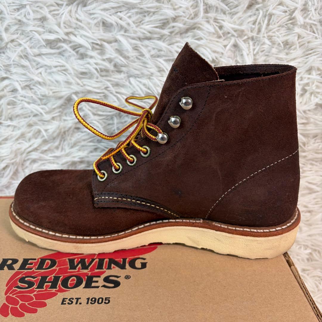 未使用級/箱有り✨REDWING 8164 スエード ブーツ 23.5 濃茶