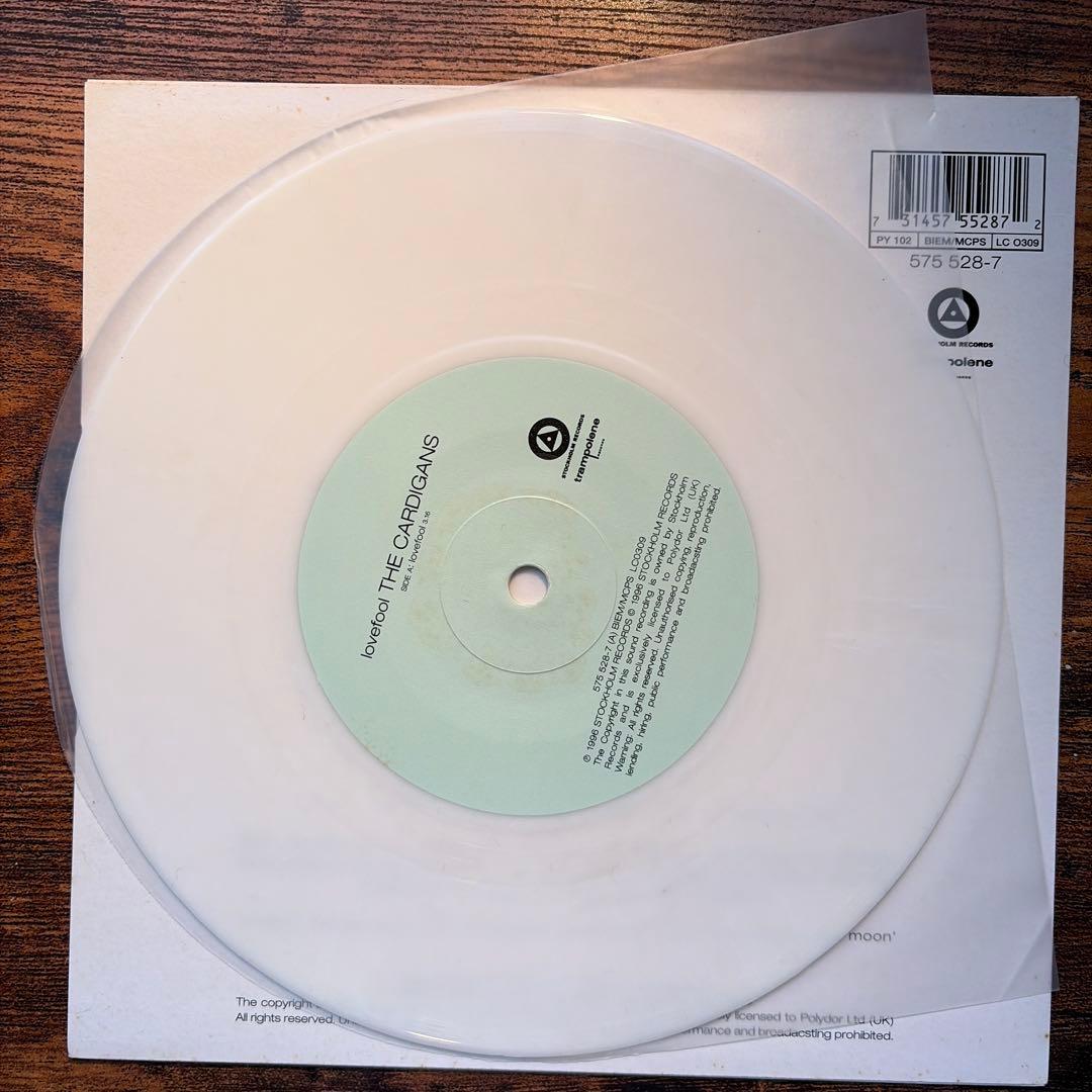 The Cardigans lovefool 7” limited white