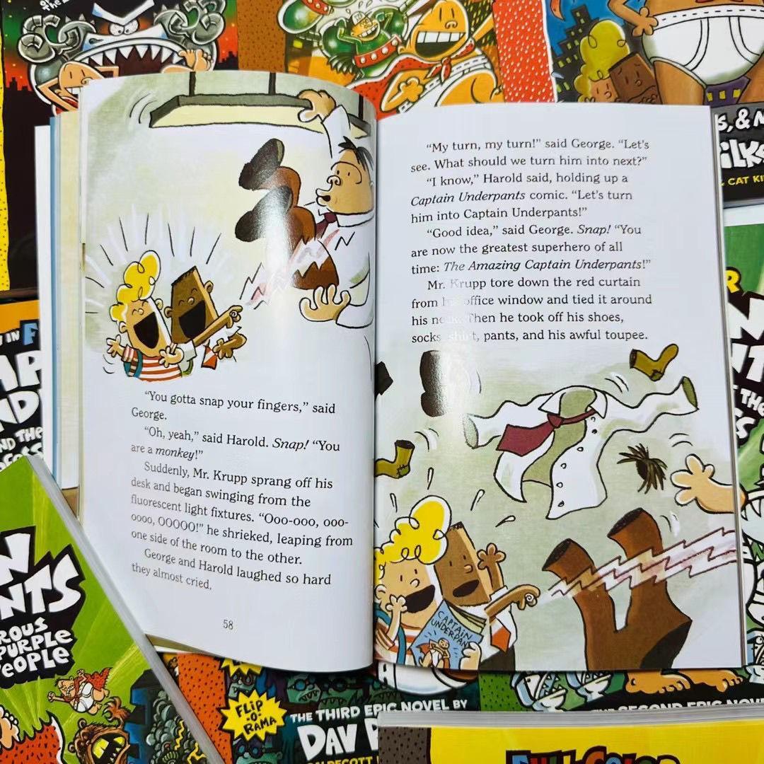 新品 Captain Underpants 14冊セット英語絵本 洋書