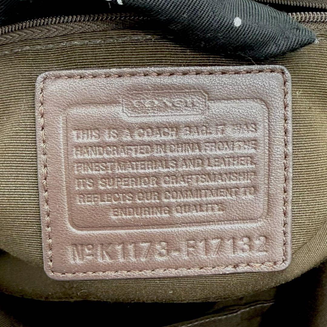 【美品】COACH　コーチ　ショルダーバッグ　ミニボストンバッグ　シグネチャー