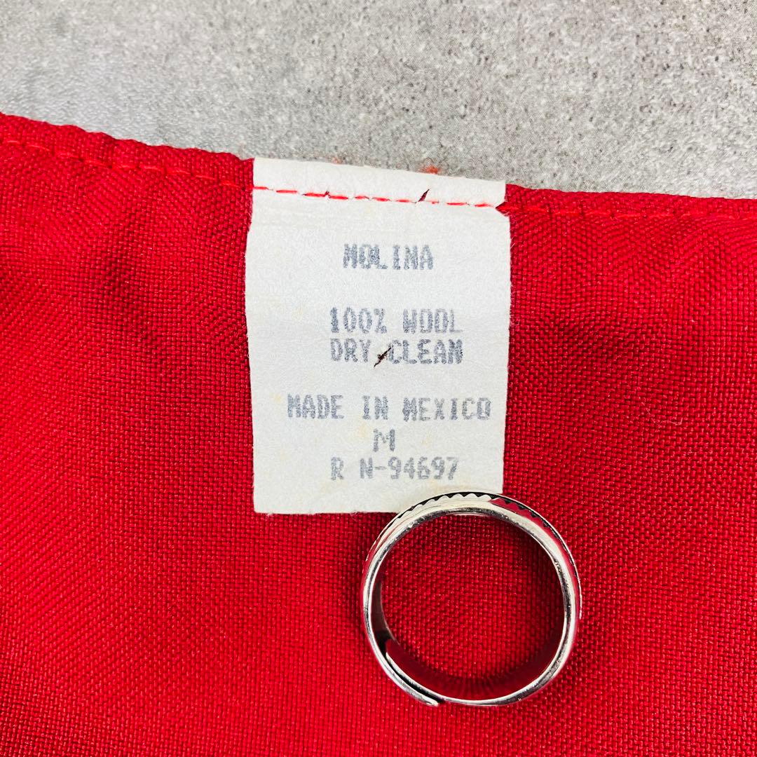 J*s様 【極美品】MOLINA メキシコ製　チマヨベスト　ネイティブ柄　ウール