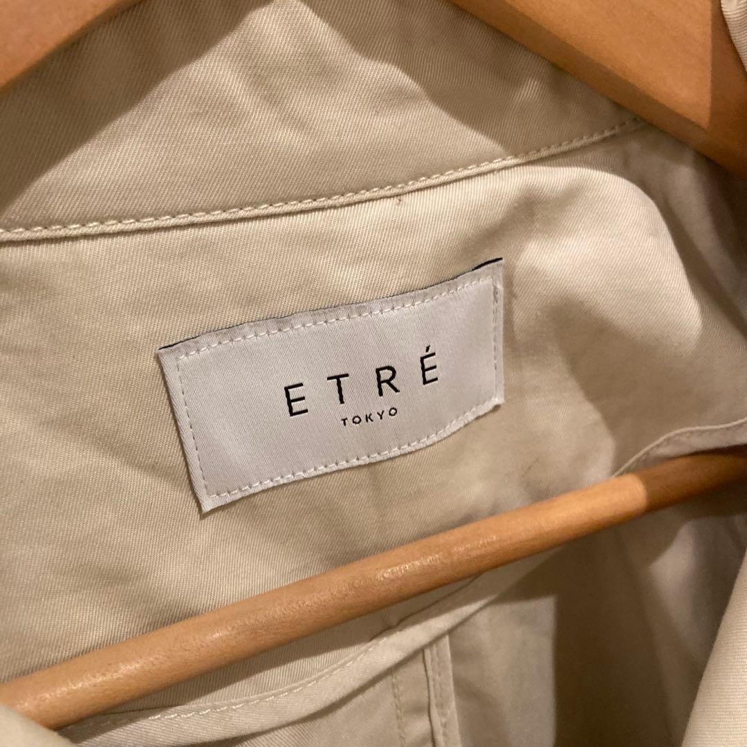 etretokyo 完売　ショートトレンチコート　アイボリーS