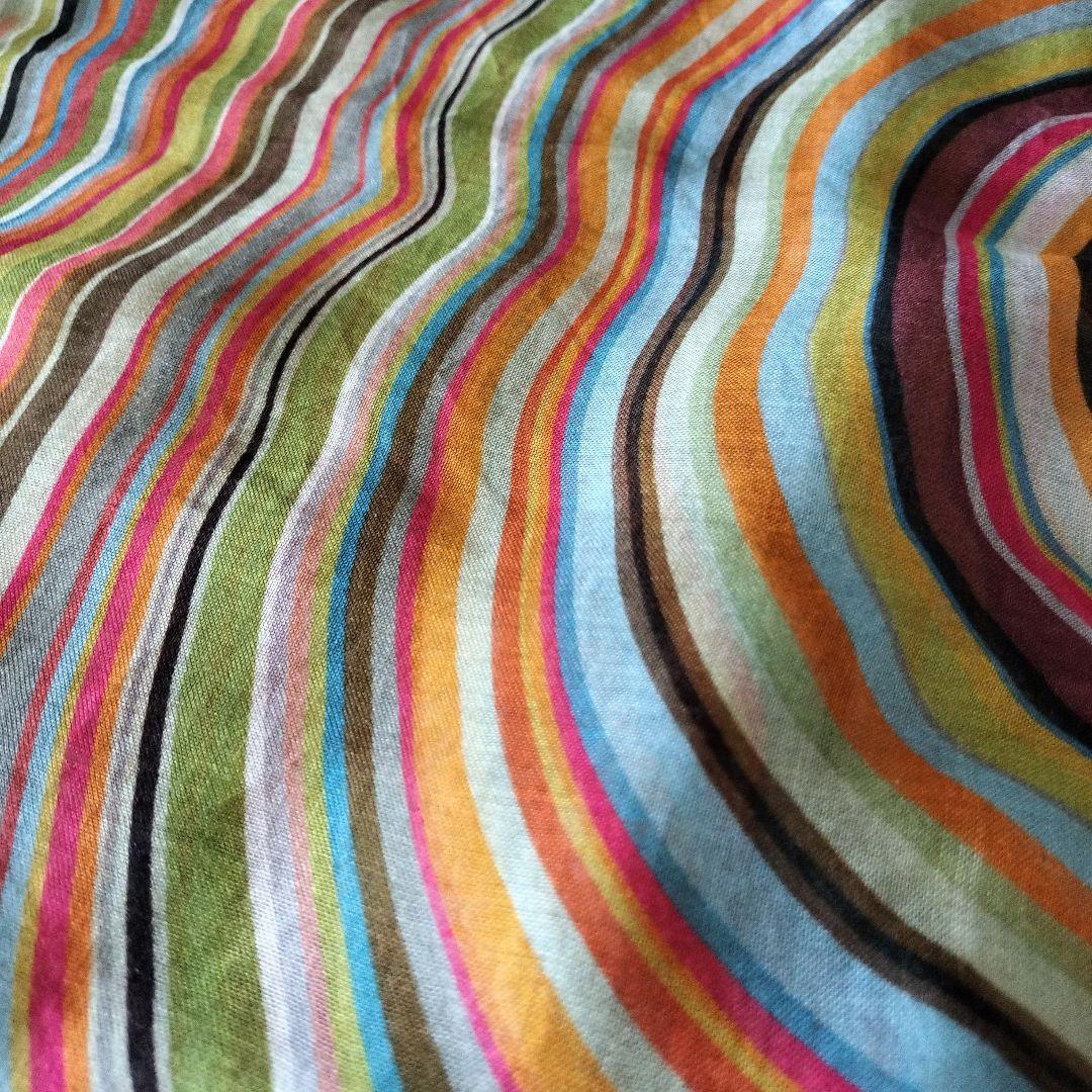 Paul Smith ポールスミス　大判柔らか薄手ストール　マルチカラー　美品