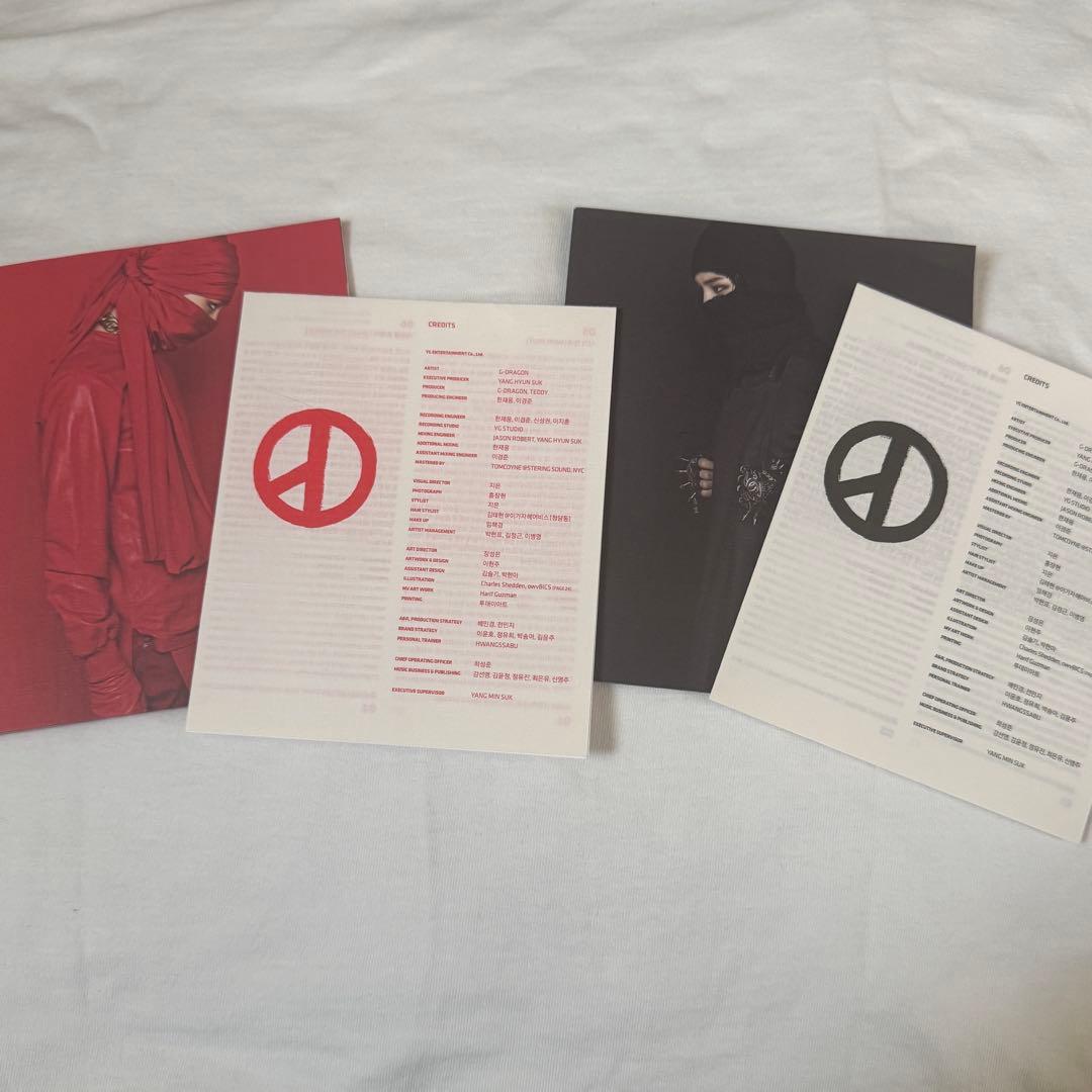 K-POP・アジア BIGBANG G-DRAGON COUP D'ETAT RED BLACK