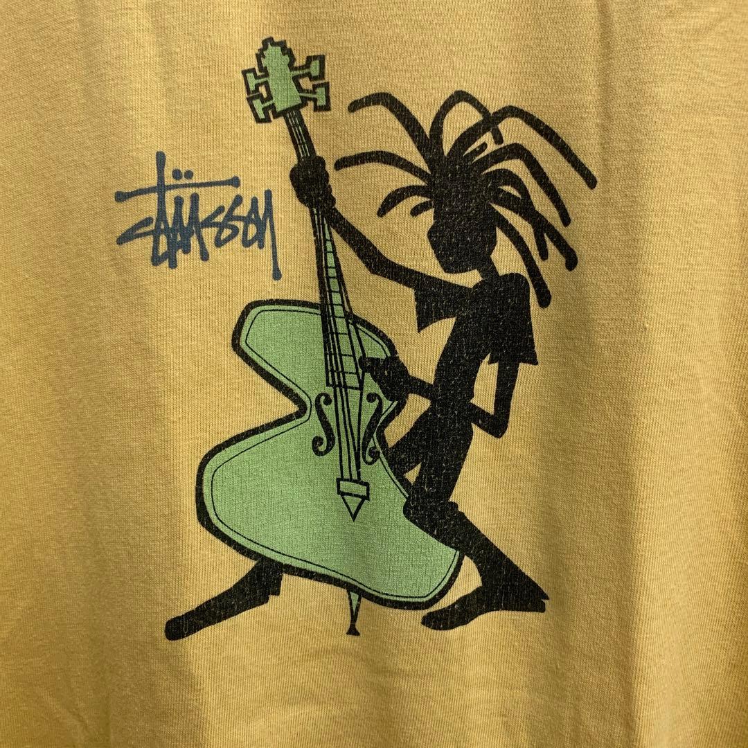 中古 90s OLD STUSSY Tシャツ シャドーマン 紺タグ