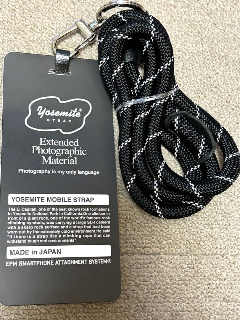 【新品未使用箱入りタグ付】Yosemite Strap スマホストラップ 日本製