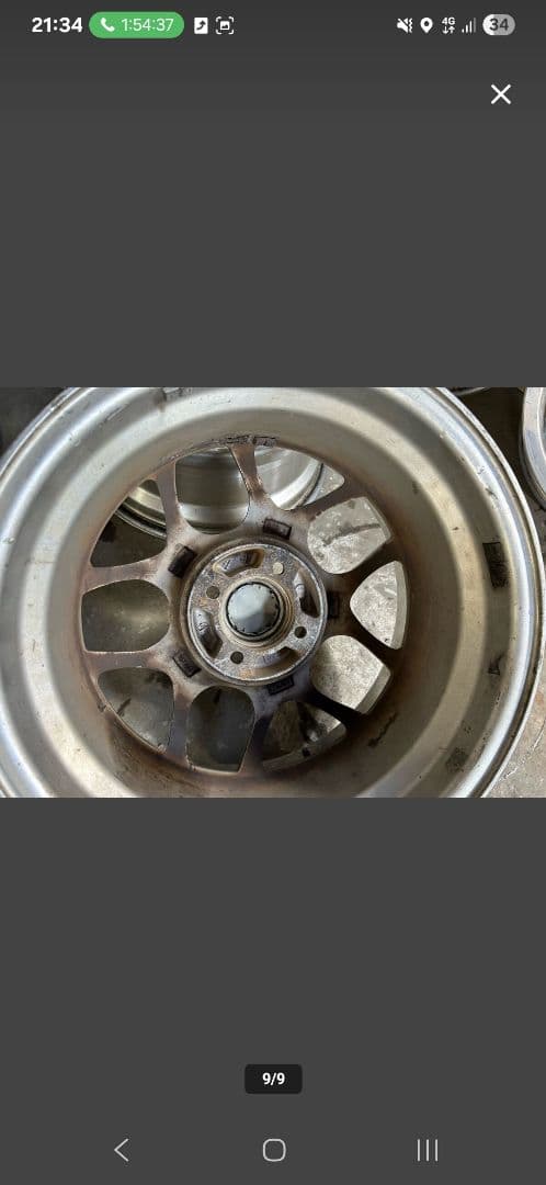 セルバッハ　深リム　15インチ　7J　+37 PCD100　4穴