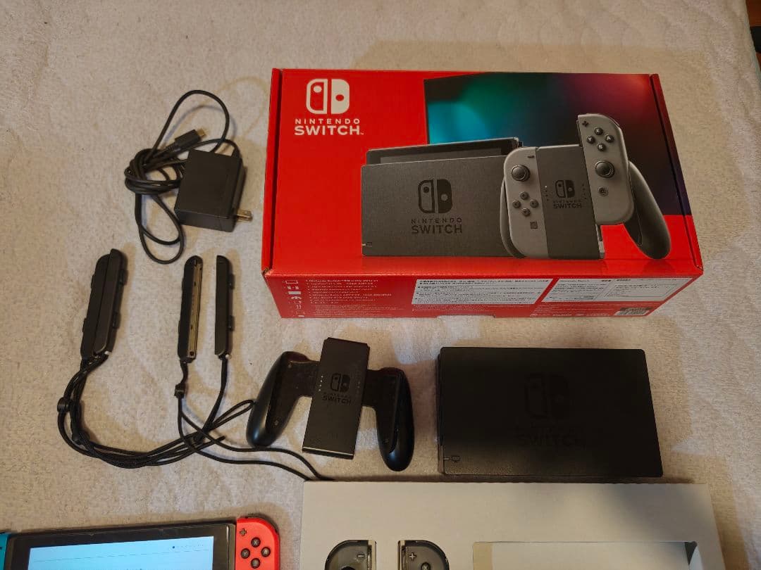 Nintendo Switch ネオンブルー/ネオンレッド 付属品完品