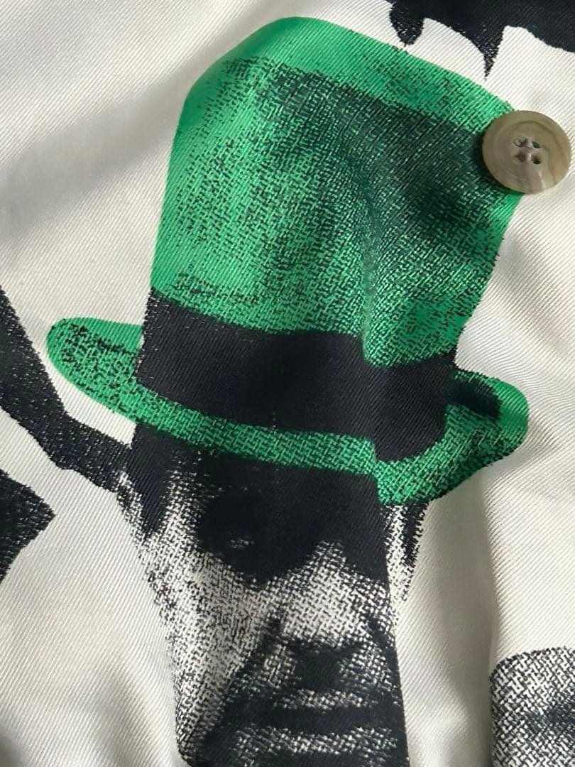 90sヴィンテージGRASS MEN'S総柄ブルゾン JUN SAITO