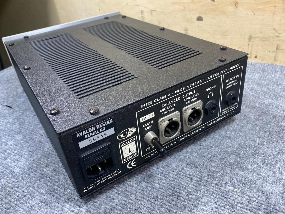AVALON U5 DI プリアンプ