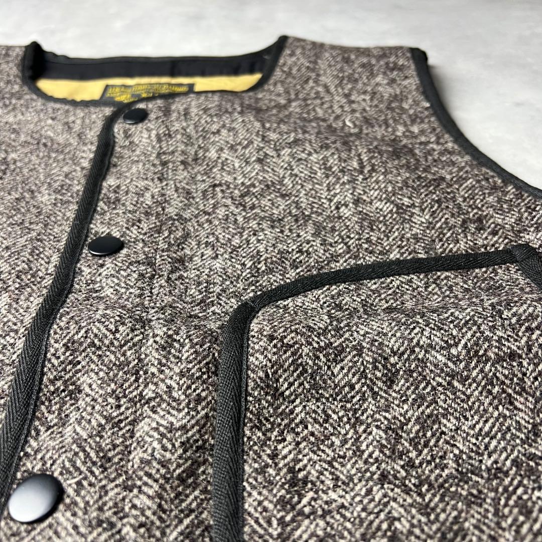 ✅新品　ベスト　ジレ　ブラウンズビーチ 似　ウール　復刻　ブラウン　アメカジ　L