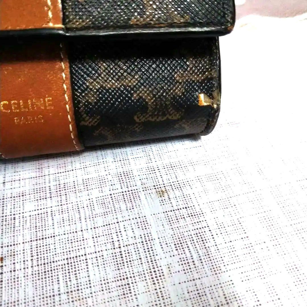♥トリオンフCELINE 三つ折り財布 ブラウン