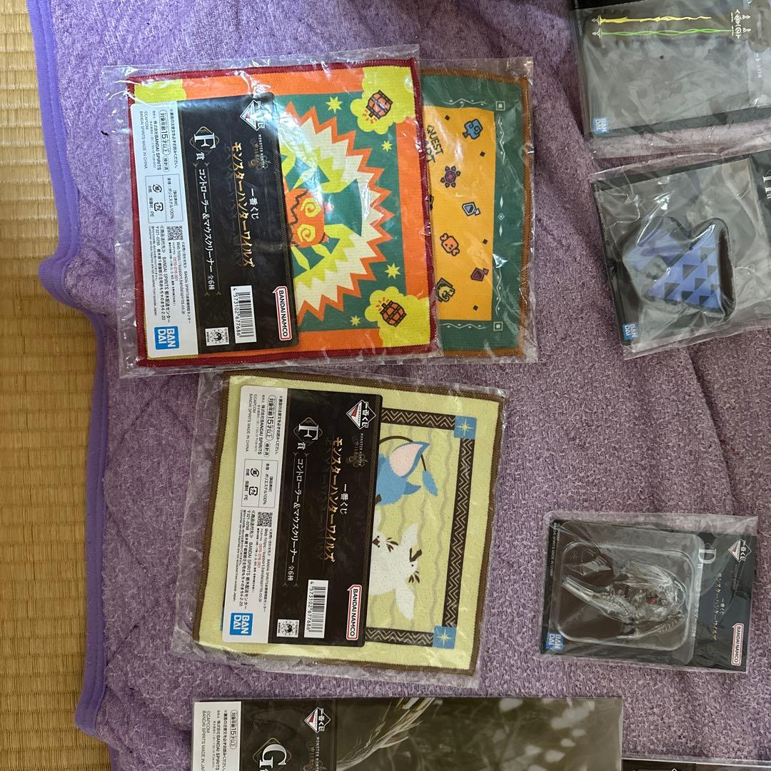 だ*ん様 一番くじモンハンワイルズA賞B賞C賞✖︎3.D賞F賞✖︎3.G賞✖︎2