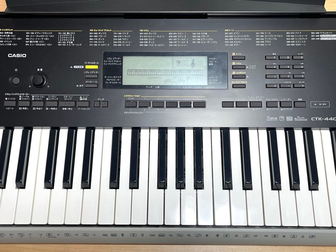 カシオ CASIO 電子キーボード CKT-4400 / ブラック