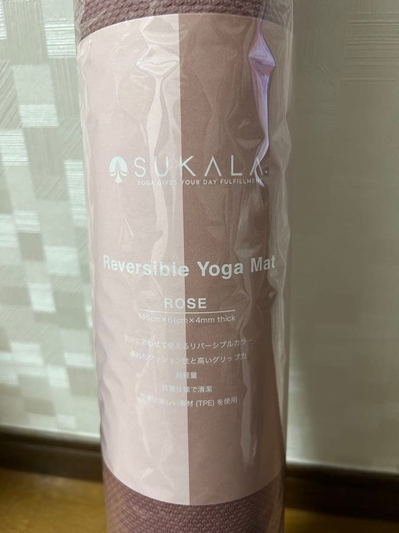 SUKALA リバーシブルヨガマット ローズ