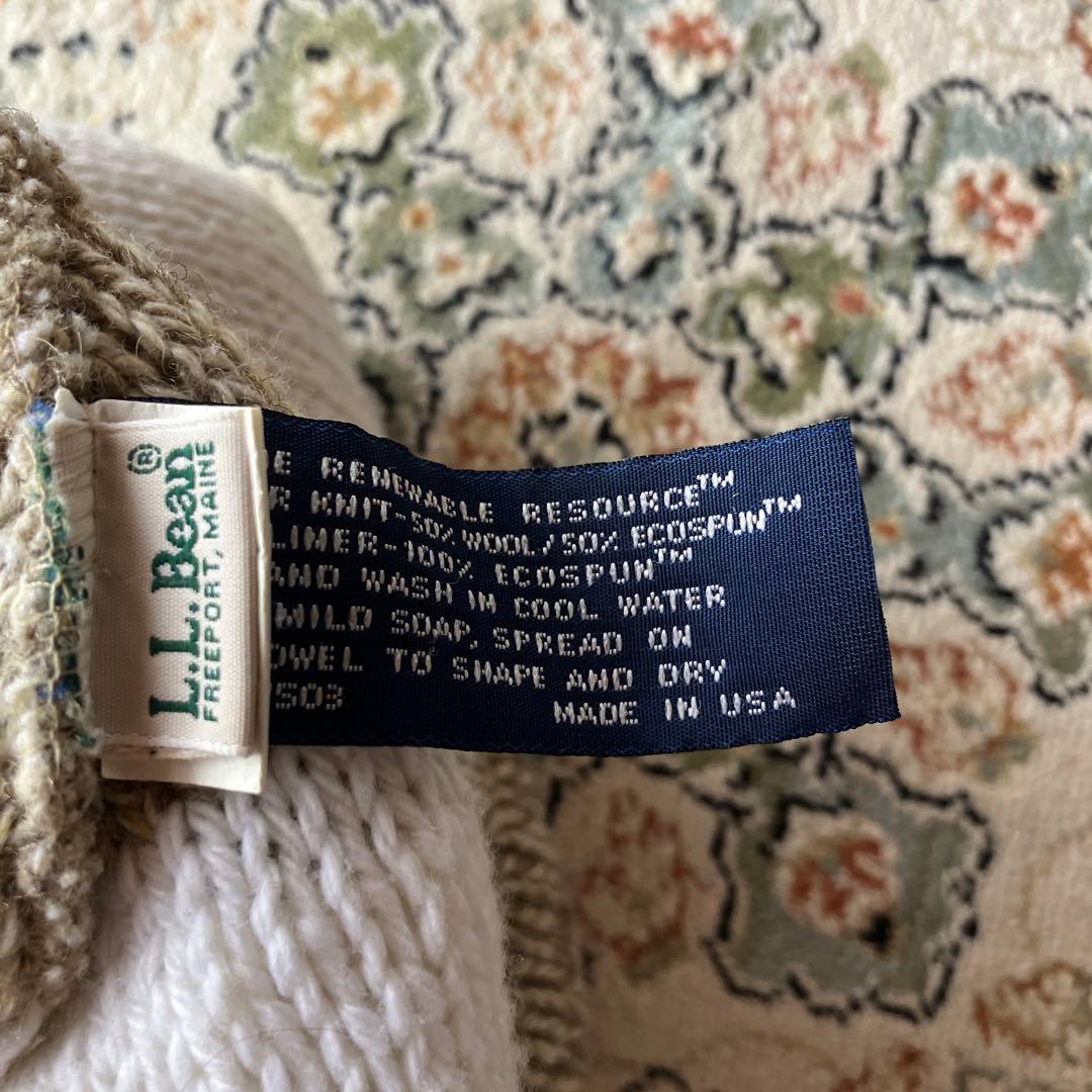 L.L.Bean ニット帽　usa製　made in usa