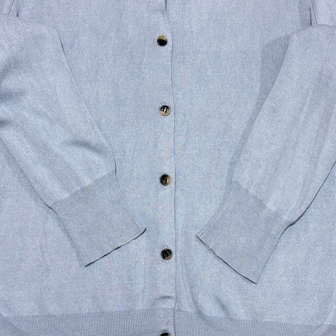 【美品】Deuxieme Classe シルク100% クルーネックカーディガン