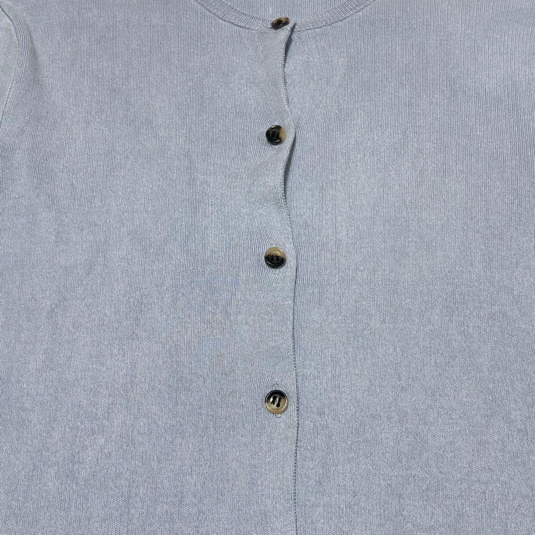 【美品】Deuxieme Classe シルク100% クルーネックカーディガン