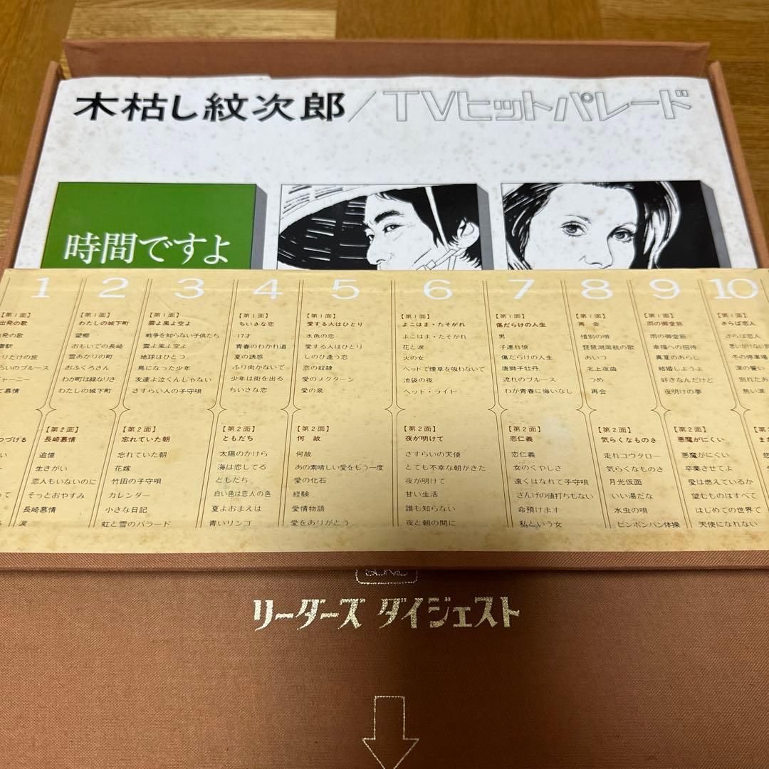 昭和レトロ レコード 出発の歌 旅立ちの歌 10枚 箱入り