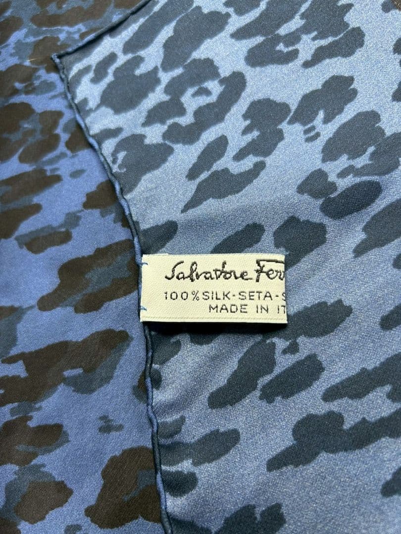 【美品✨️】Salvatore Ferragamo レオパード柄 ストール