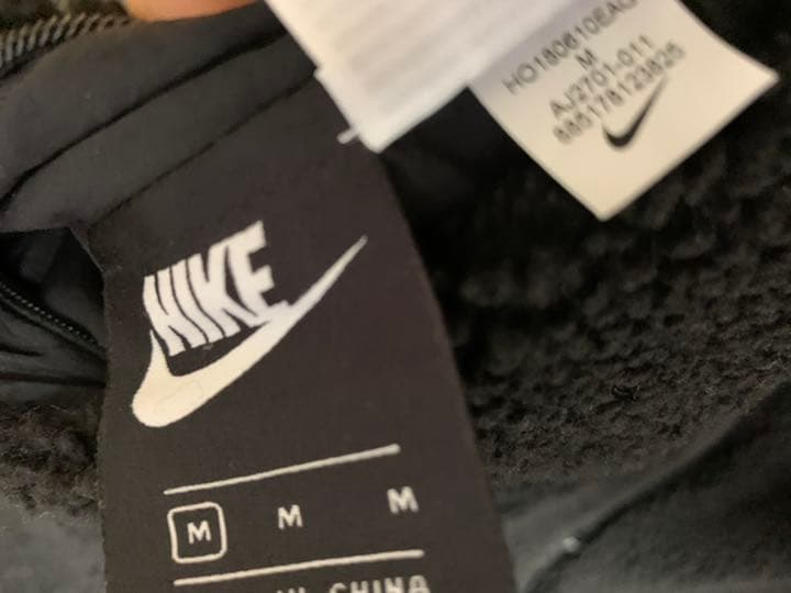 NIKE リバーシブル ビッグスウォッシュ　ナイキ ボアジャケット　初期