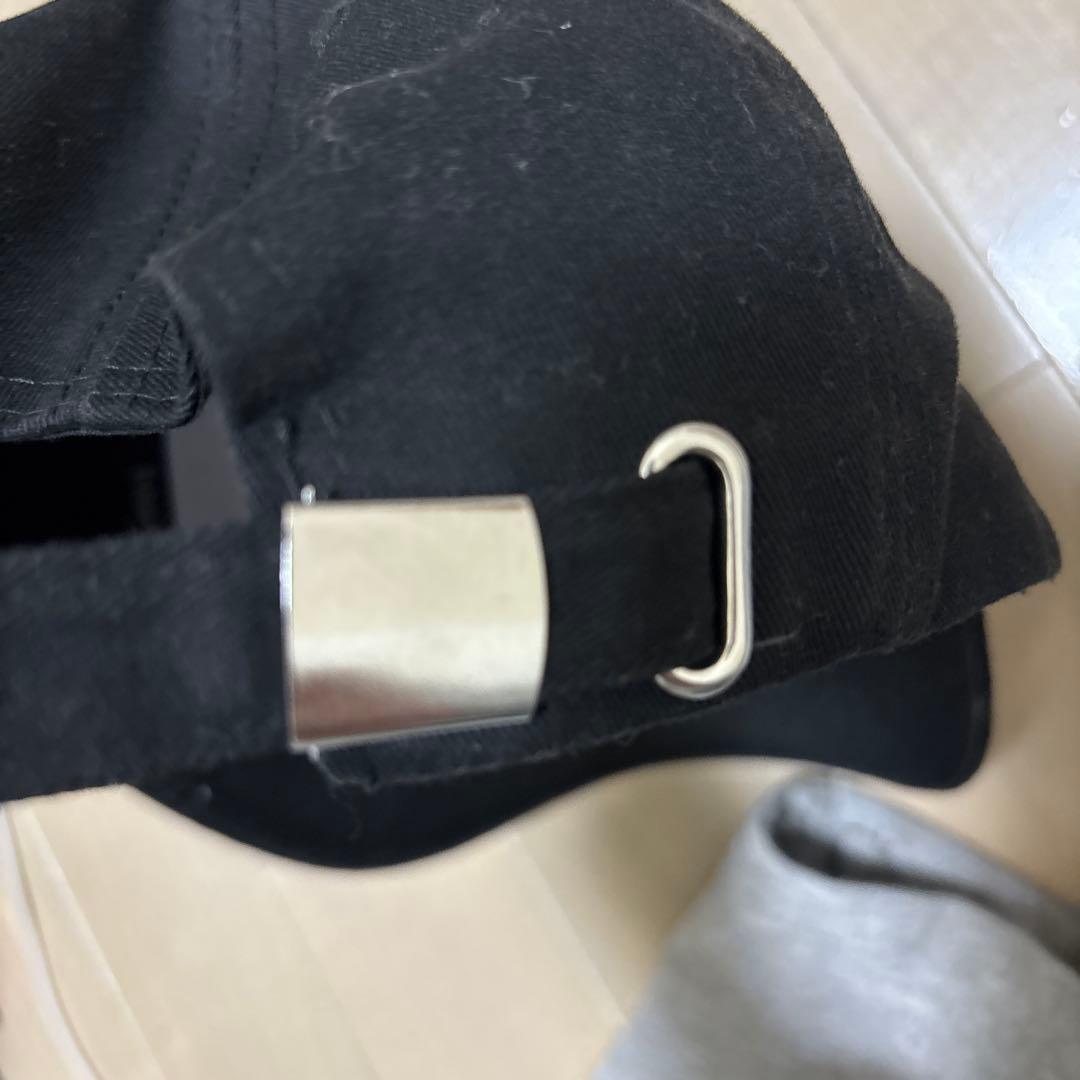 MONCLER ブラック ベースボールキャップ