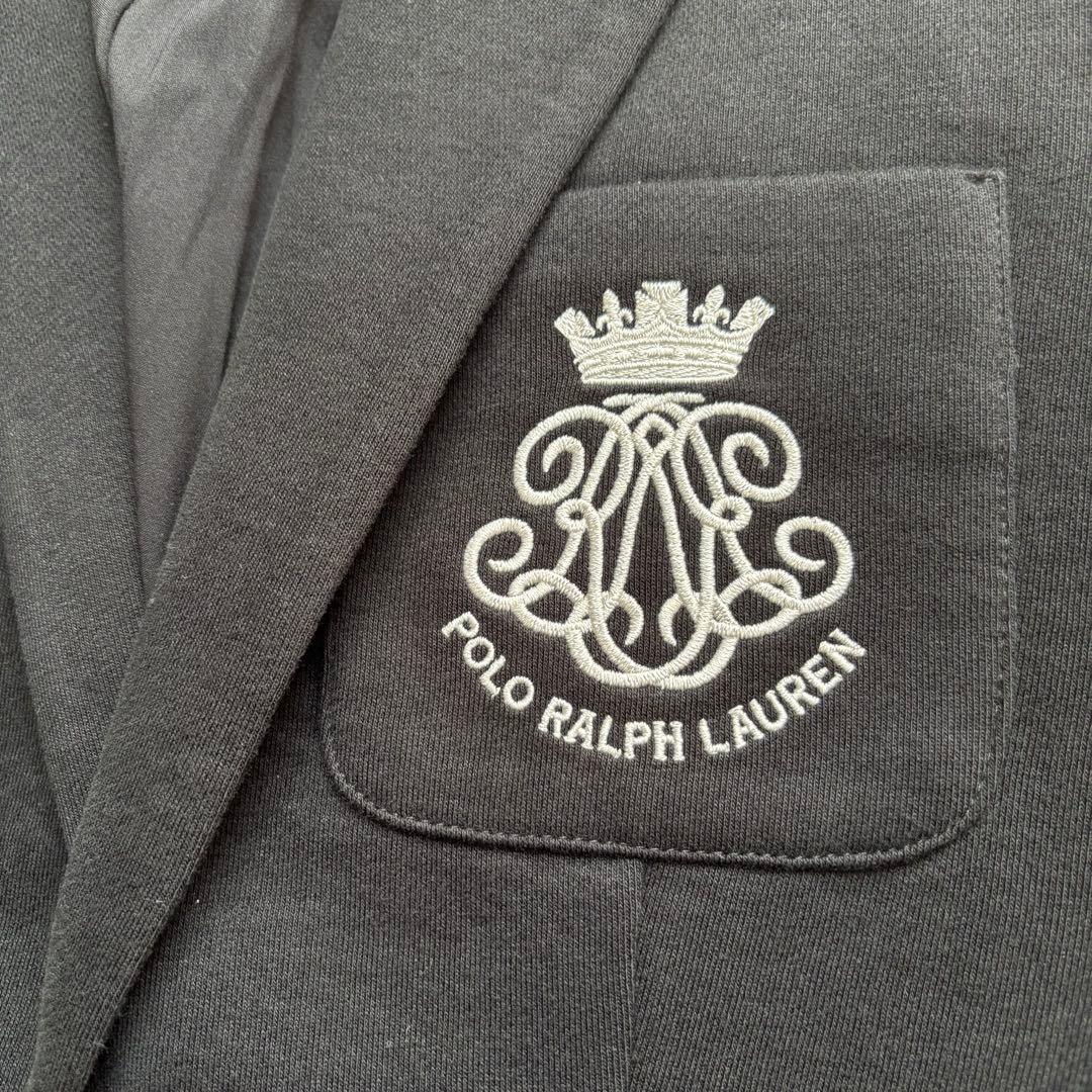 POLO RALPHLAUREN 美品 テーラードジャケット ブラック ニット