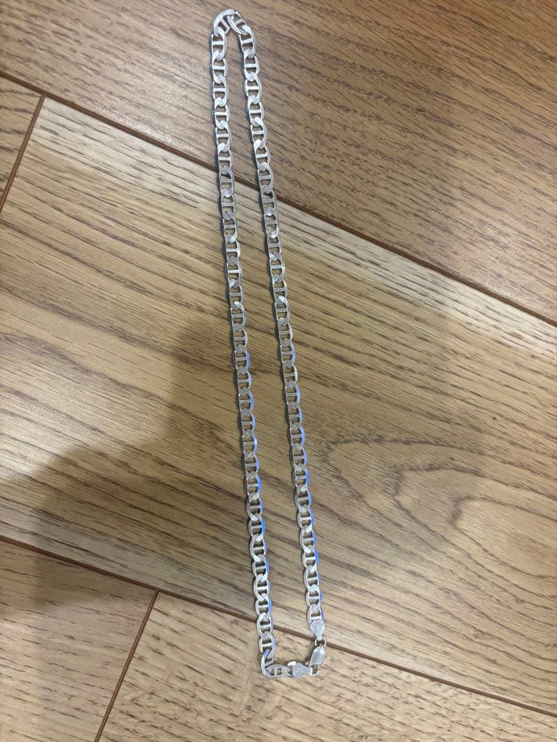 シルバー グッチネックレス 幅6mm 51cm
