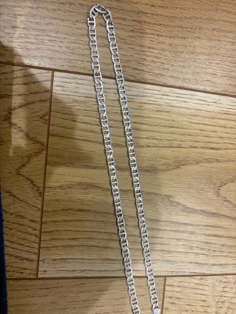 シルバー グッチネックレス 幅6mm 51cm