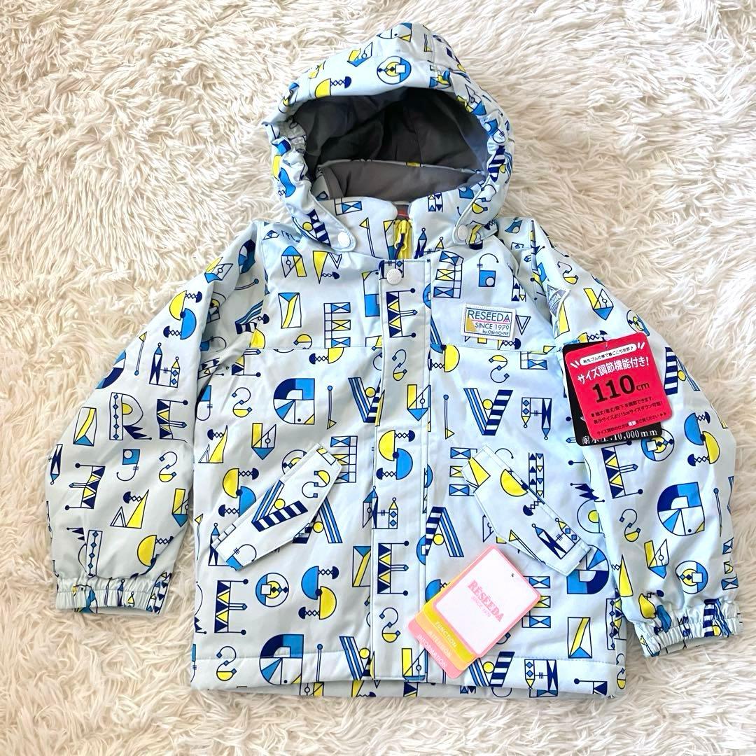 #D6✨新品RESSEDA✨スキー スノボ ウェア 上下 110 女の子 雪遊び