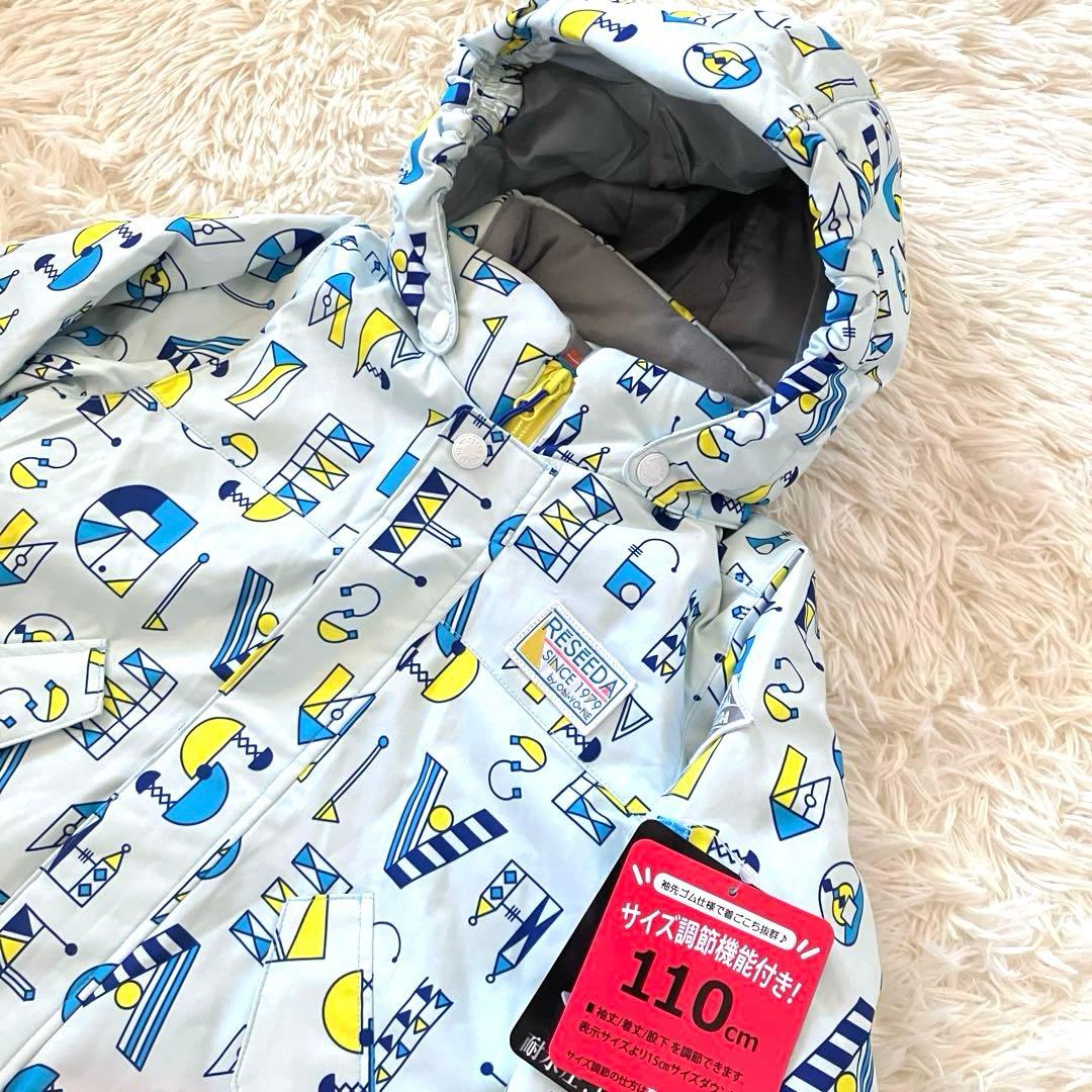 #D6✨新品RESSEDA✨スキー スノボ ウェア 上下 110 女の子 雪遊び