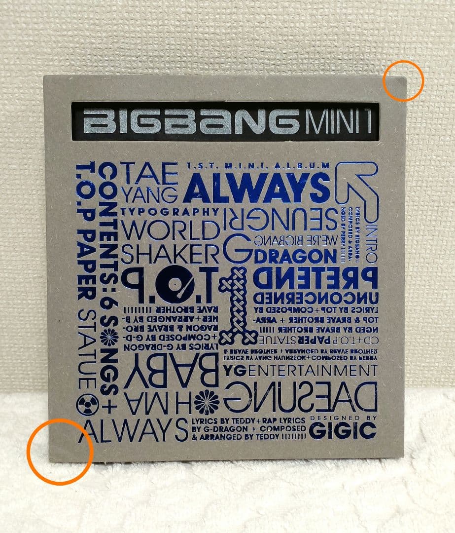 【希少】BIGBANG 1stミニアルバム ALWAYS MINI1 T.O.P