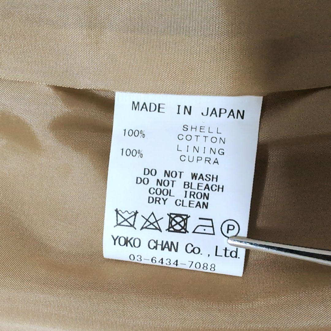 2022年作品 YOKO CHAN ヨーコチャン ロング トレンチコート
