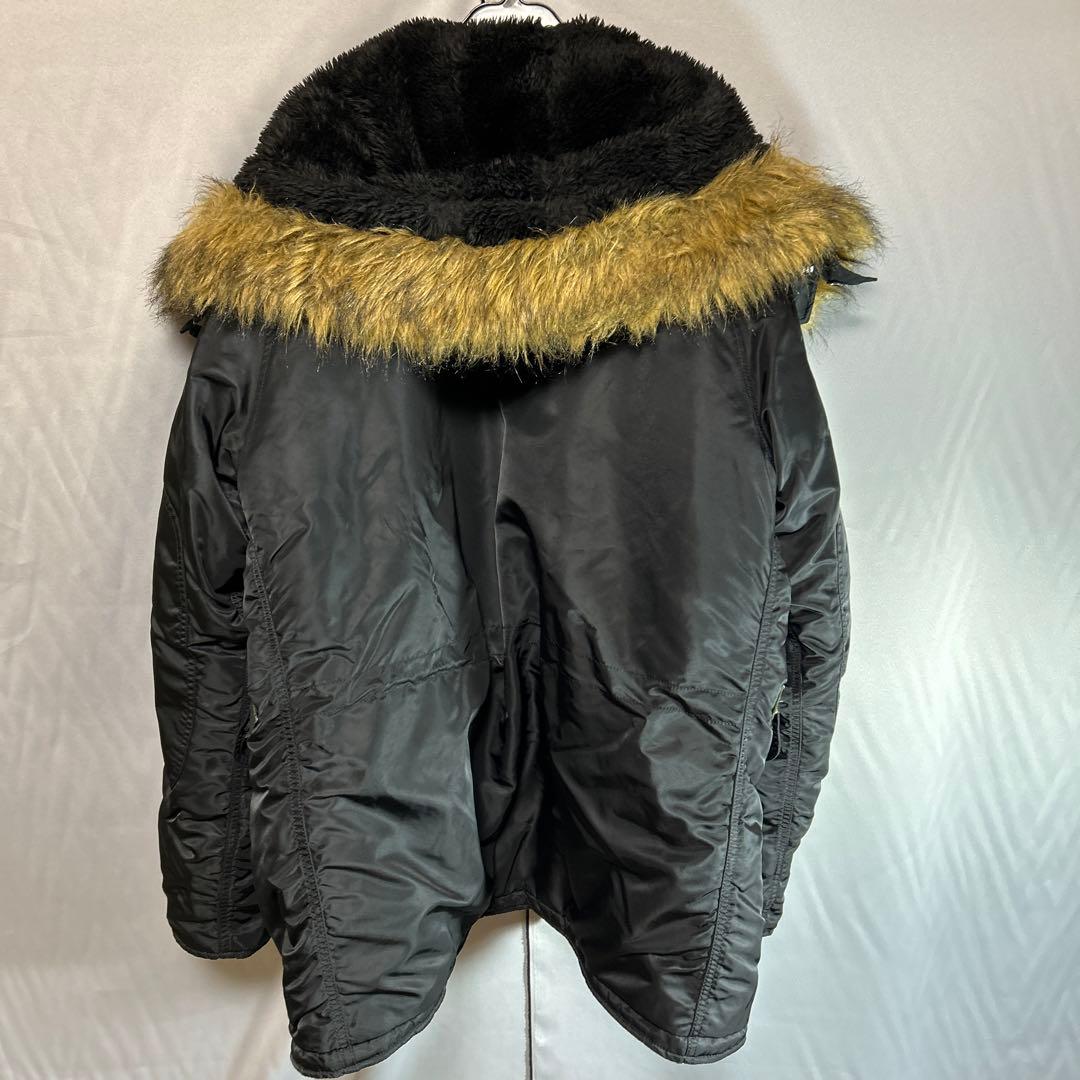 Alpha industries N-3B モッズコート ブラック メンズ L