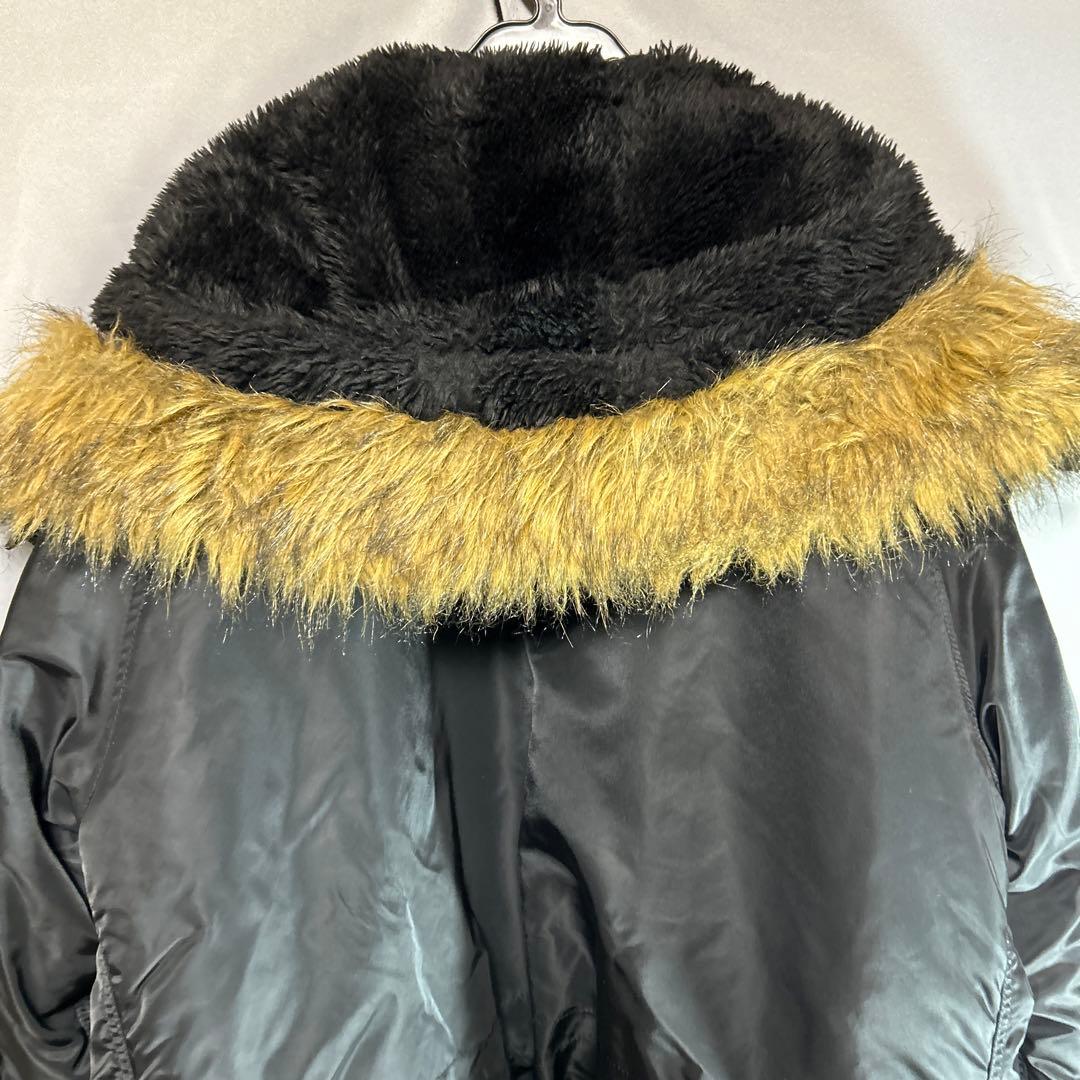 Alpha industries N-3B モッズコート ブラック メンズ L