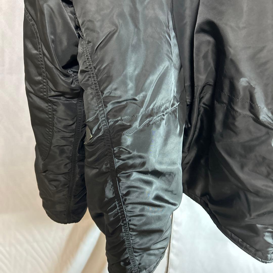 Alpha industries N-3B モッズコート ブラック メンズ L