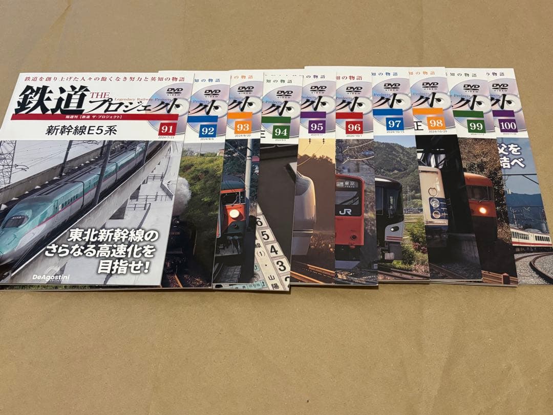 [ディアゴスティー二] 鉄道　ザ・プロジェクト 全120巻