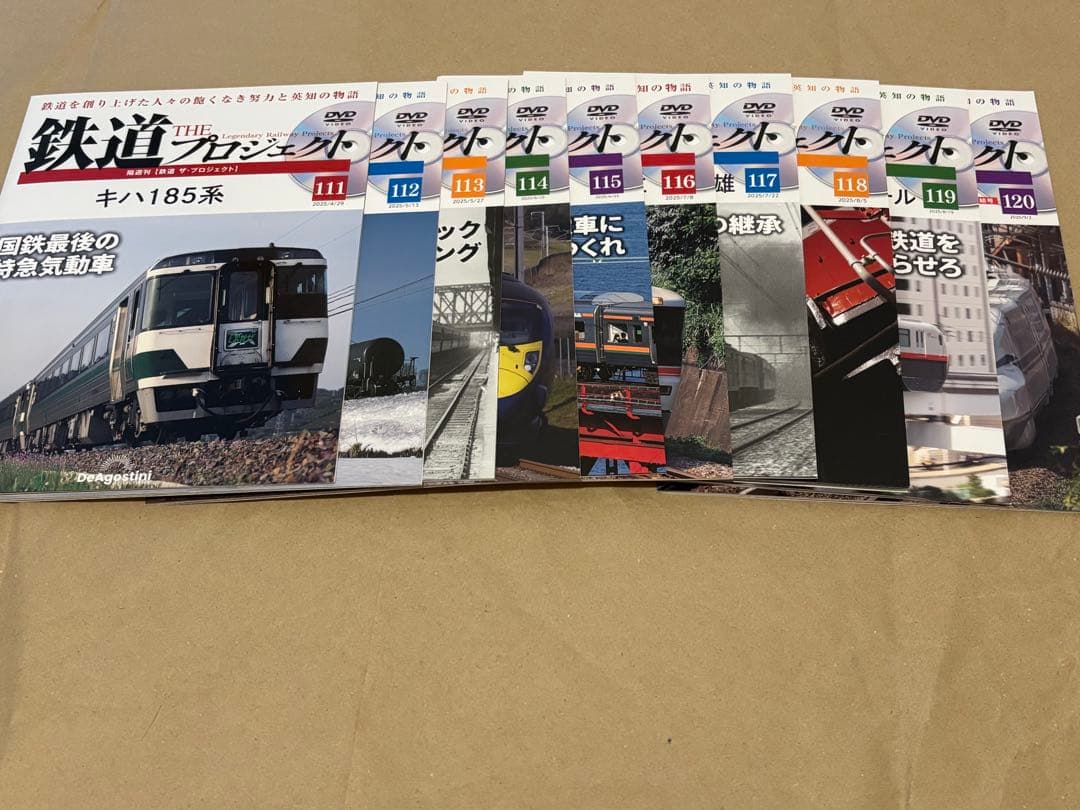 [ディアゴスティー二] 鉄道　ザ・プロジェクト 全120巻