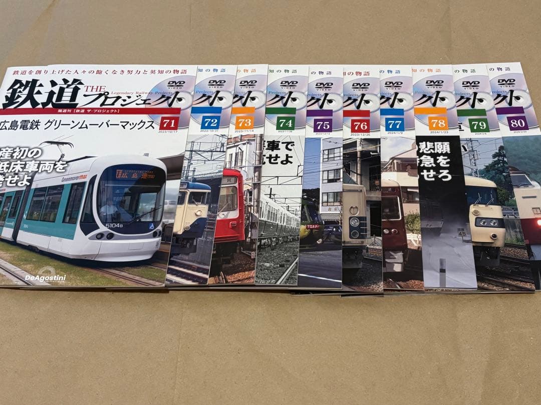 [ディアゴスティー二] 鉄道　ザ・プロジェクト 全120巻