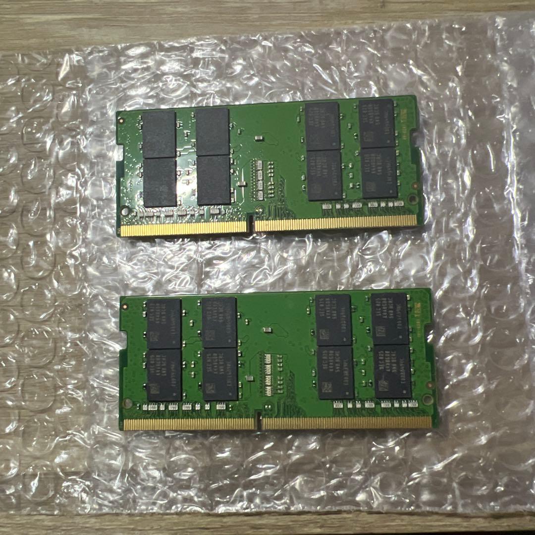 ノートPC用メモリSAMSUNG PC4-2400T 16GB×2 計32GB