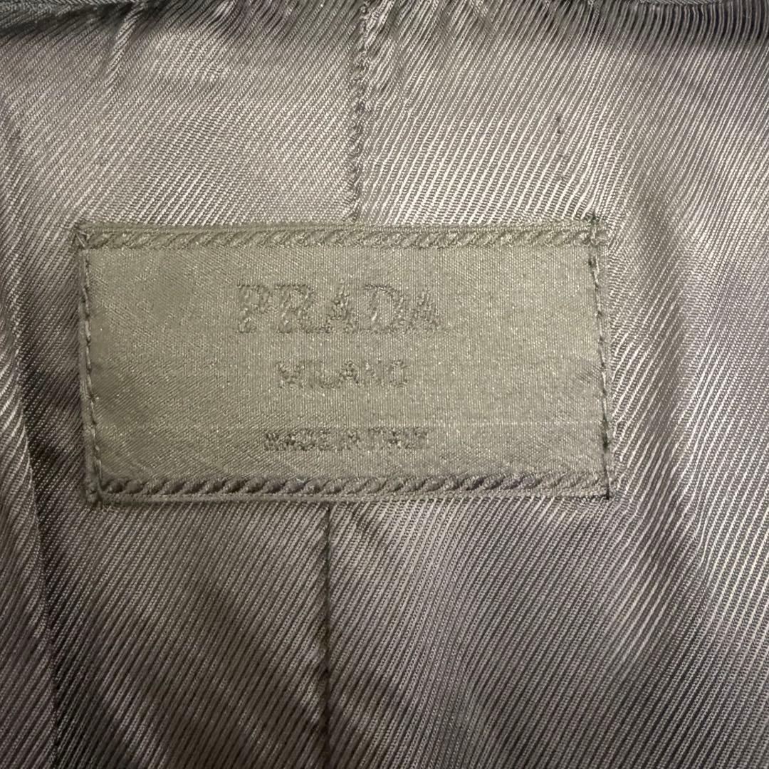 PRADA ナイロンストレッチブルゾン ネイビー