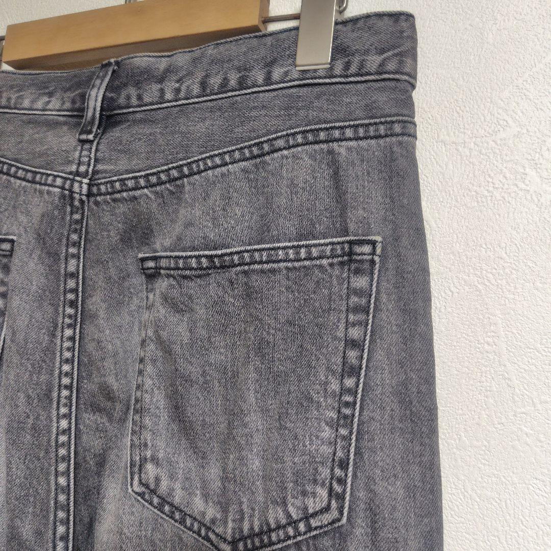 Whim Gazette ウィムガゼット　ドロストデニムパンツ　34 グレー