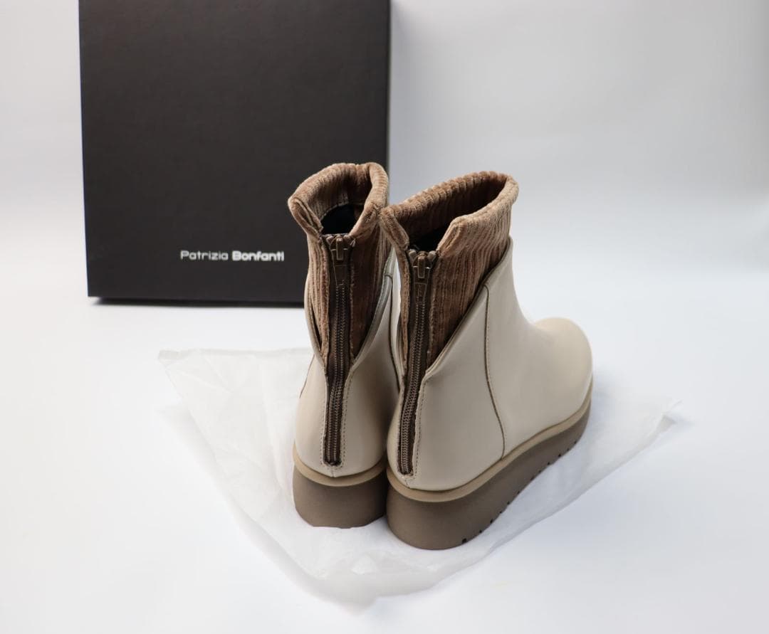 新品 PATRIZIA BONFANTI レザーショートブーツ YAYA
